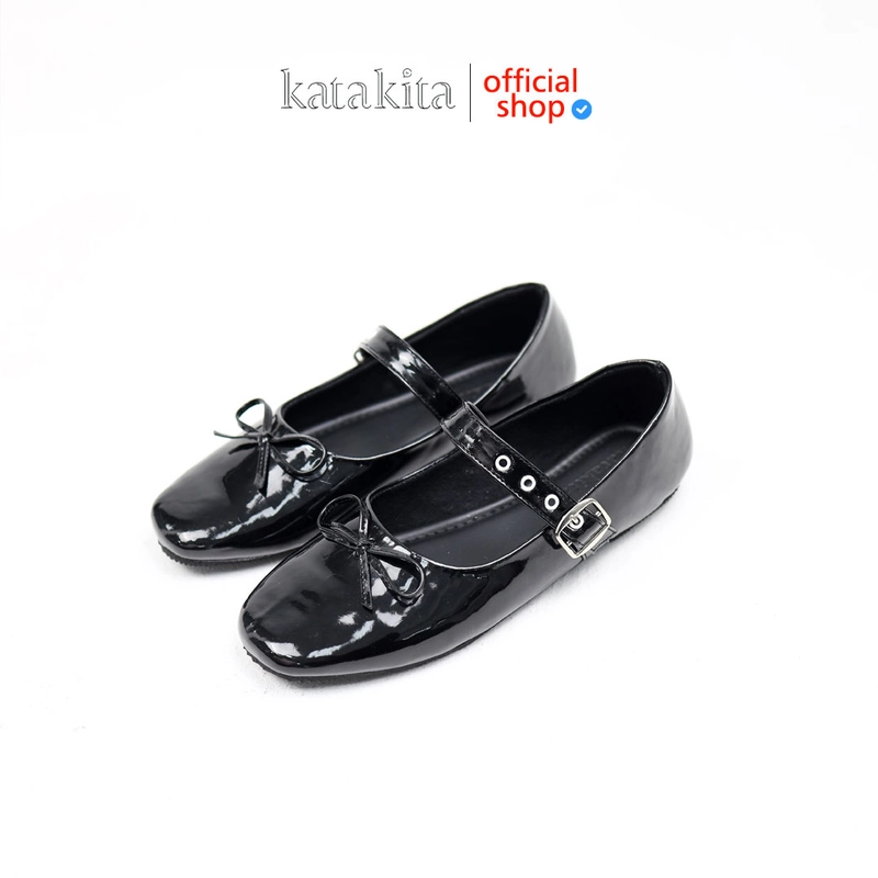 Product image Katakita - Katakita Morra Flatshoes Wanita Sepatu Flat Wanita 37 Black
