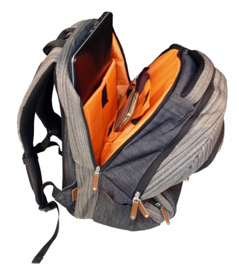 Product image SNOBBY BABY - SBP2617 TAS RANSEL PRIA SUPREME BACKPACK Tas Besar Abu Gelap