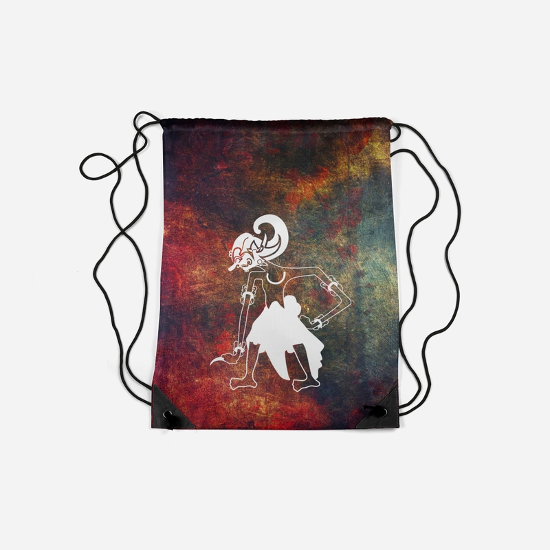 Product image Dewani - Stringbag Full Print ST-WYG-02 Tas Serut Seri Wayang 34x45 merah