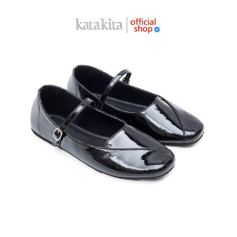 Product image Katakita - Katakita Sabina Flatshoes Wanita Sepatu Flat Wanita 39 Black