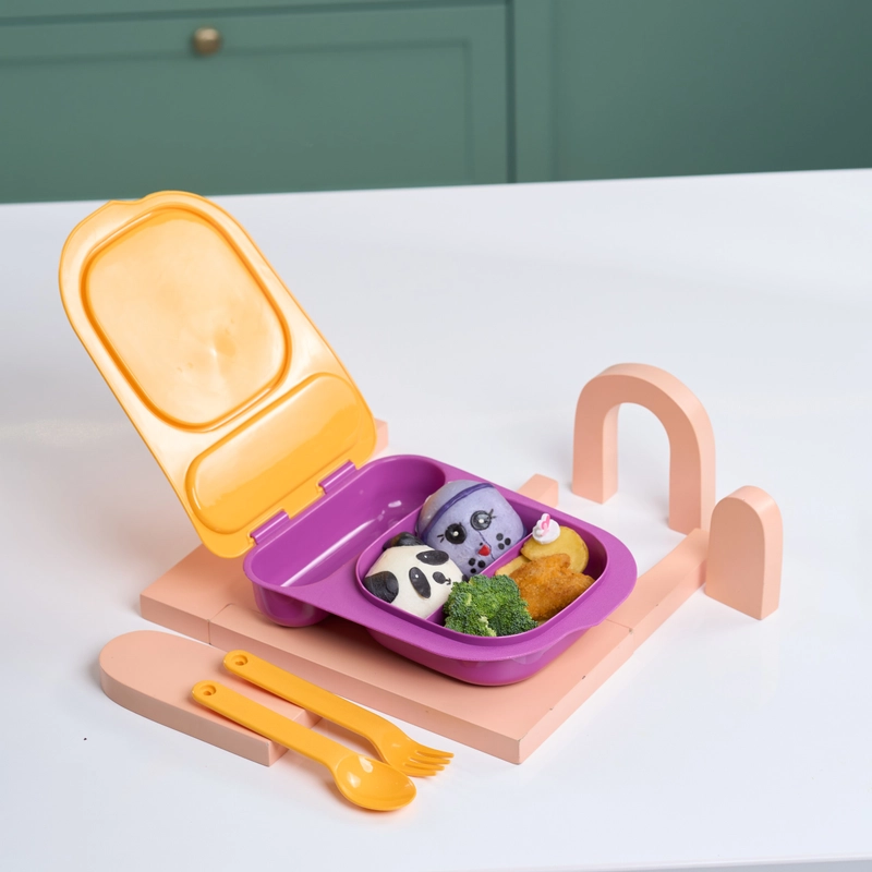 Product image CPM Official - CPM Kano Lunch Bag Set Of 3 / Kotak Bekal Makan Anak ALL SIZE Ungu