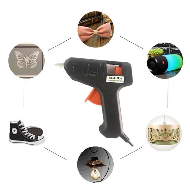 Product image KAMJE Pistol Alat Lem Tembak Glue Gun Kecil Besar Cepat Panas 10 Watt 20 Watt 40 Watt KMJ159 KMJ159 10 WATT