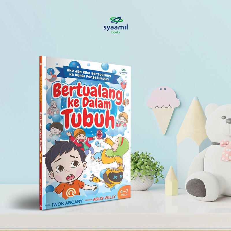 Product image Sygma Kaya Imaji - Buku Anak Bergambar Komik Riko Bertualang ke Dalam Tubuh A5 Putih