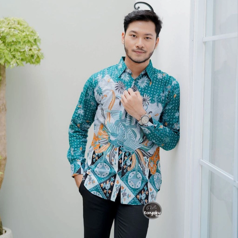 Product image Batik Alfin - Baju batik Atasan couple Tunik dan kemeja model terbaru M Kemeja