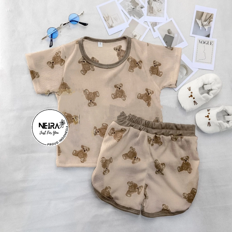 Product image Neira - Setelan Pendek Anak Miloka uk tulis dinote milo