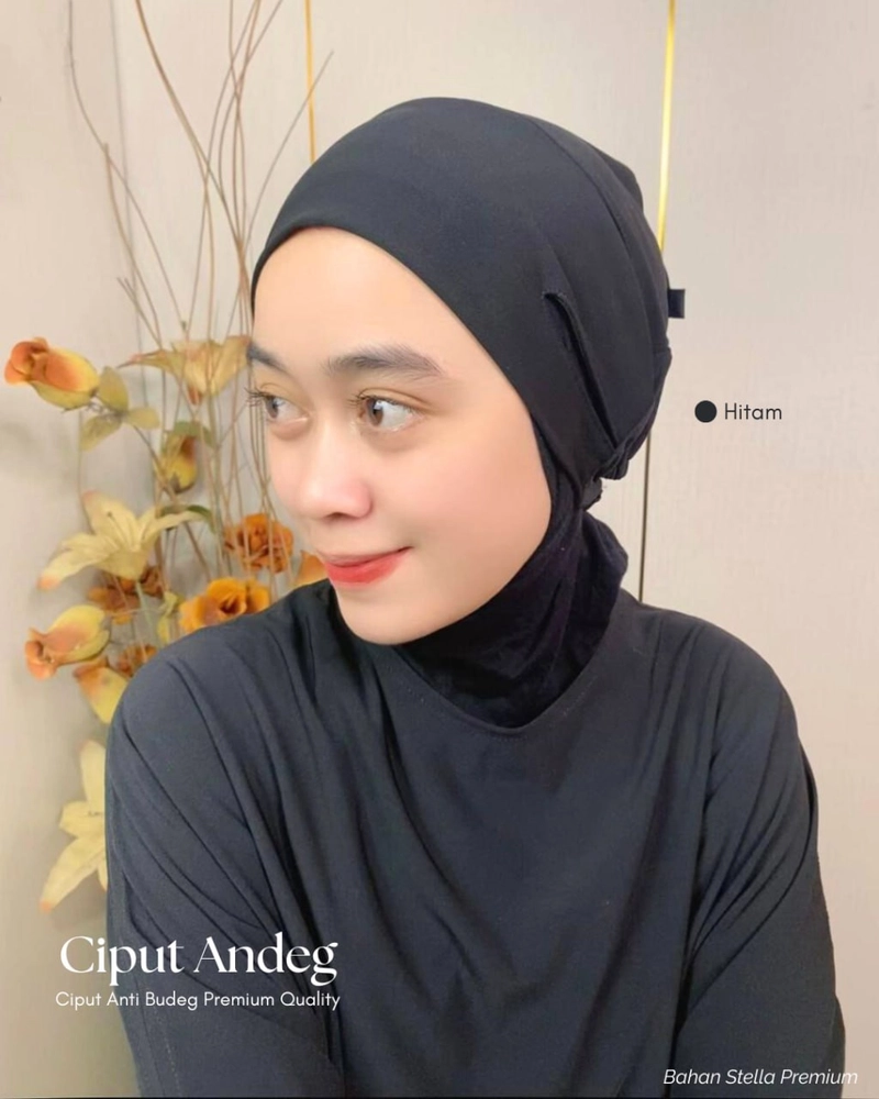 Product image Milyarda Hijab - CIPUT ANDEG ANTI BUDEG EXTRA POUCH ANAK (STELLA ) BLACK