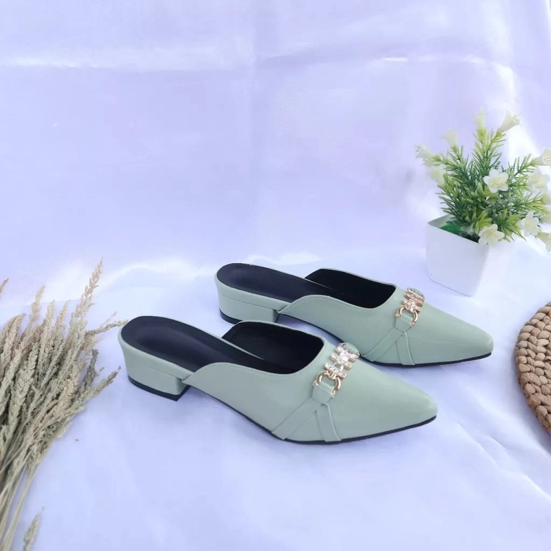 Product image LUXIA - Sandal Selop Hels Wanita 3 Cm Nochi-01 40 MINT