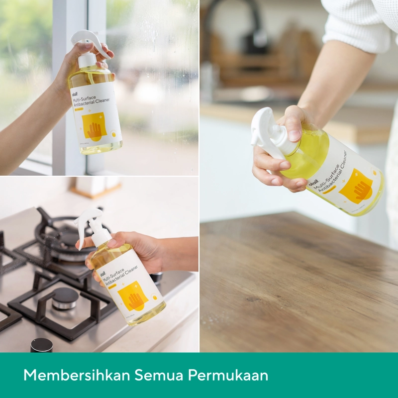 Product image Olaif Multi-Surface Antibacterial Cleaner - Pembersih Serba Guna - 500mL Kemasan Refill Pouch