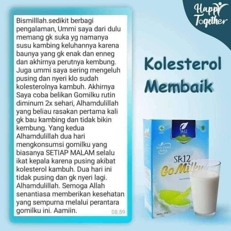 Product image SR12 Gomilku Susu Kambing Etawa Mengatasi Penyakit Kolestrol 200 gr Original