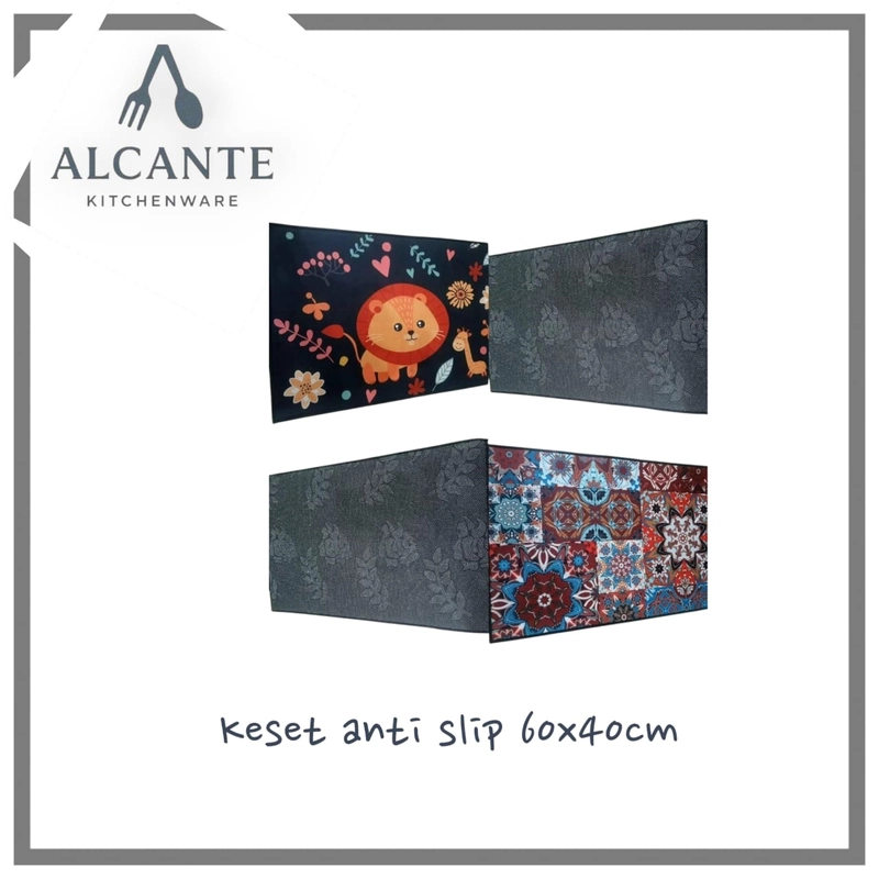 Product image Alcante - Keset 3 Dimensi Anti Slip Keset Lantai Keset Diatomite Random