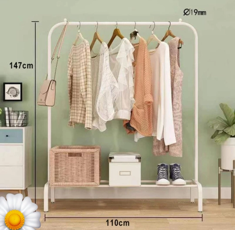 Product image Galeripuko - Rak Gantung Baju Gawang 1 Tingkat dan 2 Tingkat 2 TINGKAT RANDOM [PO 3 hari Kerja]