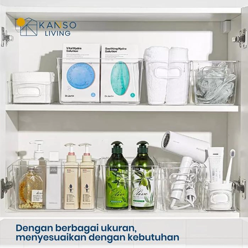 Product image Kanso Living - Kanso Living Kotak Penyimpanan Kontainer Makanan Kulkas Storage Box - 1 Set Isi 3 2200 1 Set isi 3