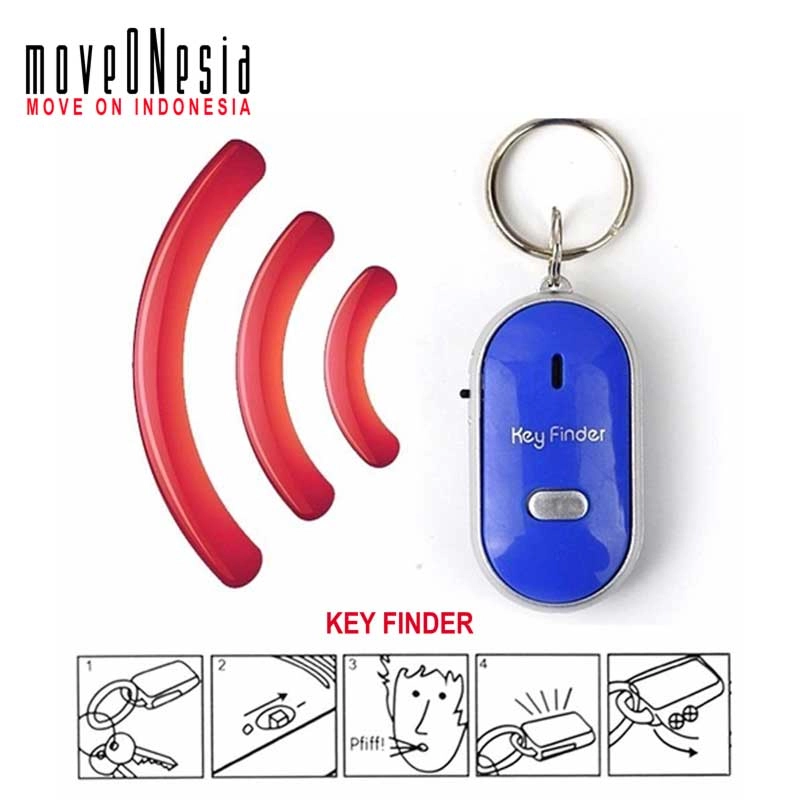 Product image Moveonesia - Key Finder Gantungan Kunci Siul Key Finder RANDOM