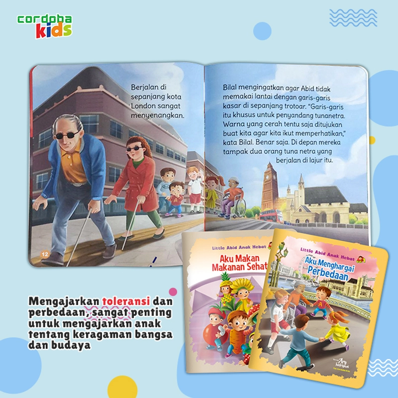 Product image Cordoba - Cordoba Kids - Serie Little Abid Soft Cover Buku Adab dan Akhlak Pendidikan Karakter Anak B5 10 buku warna Random