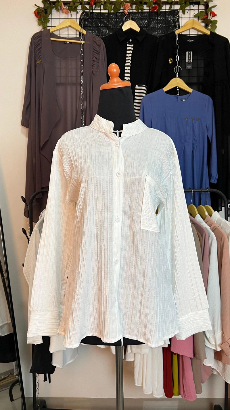 Product image Sseolshop - Isabela Shirt Kemeja atasan Wanita Terbaru 2025 / Kemeja Lady Crush viral L BW