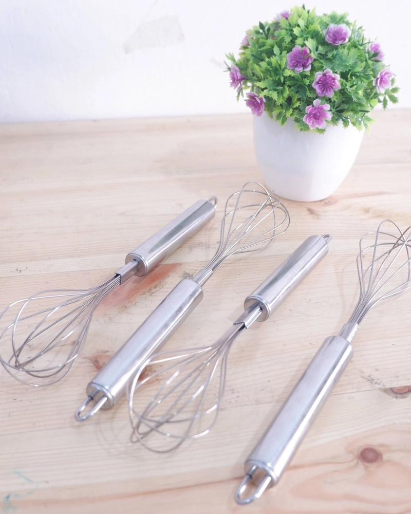 Product image Mumtazqu Store - Alat kocokan adonan kue alat kocokan telur stainless steel Kecil stainless steel