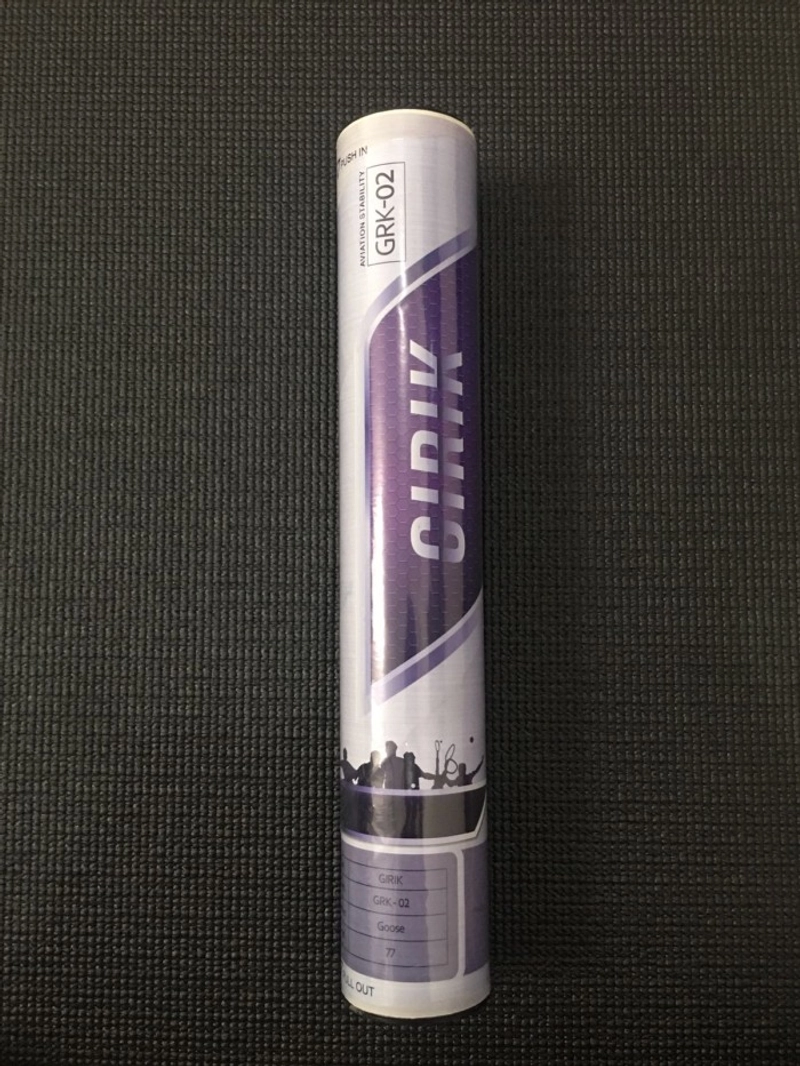 Product image Girik - Badminton Racket Set GIRIK Power - 2 Racket + 2 Grip Tape+ 1 Tube shutcock - GRK09 - Set 95 gr Hitam Putih