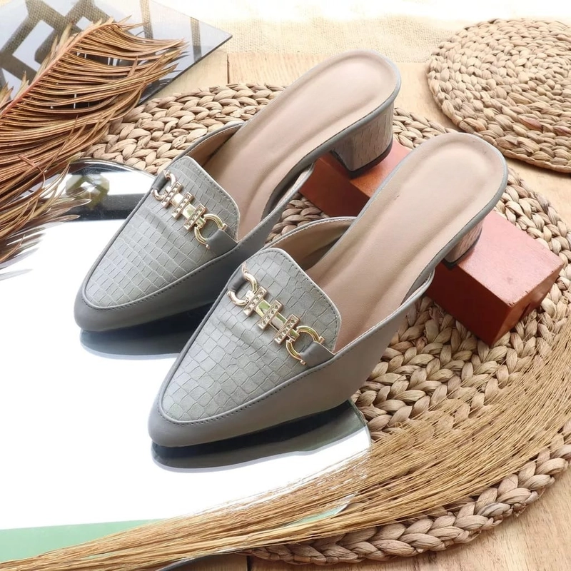 Product image Koekita - Koekita Edrea Mules Hels Wanita 5 cm 37 Grey