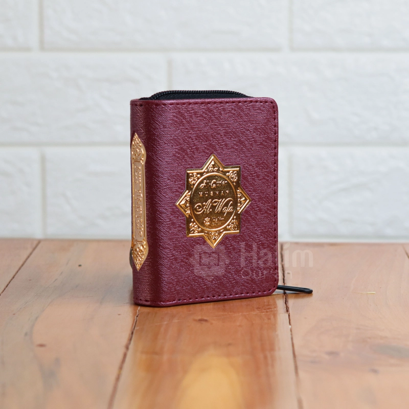 Product image Halim Quran - MUSHAF AL QURAN AL WAFA A7 TSUMUN RESLETING #NEWCOVER Hitam QURAN + NAMA