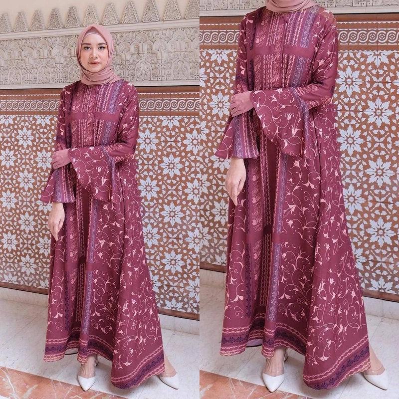 Product image Khisna collection - Gamis dewasa Chanel silk Allsize D