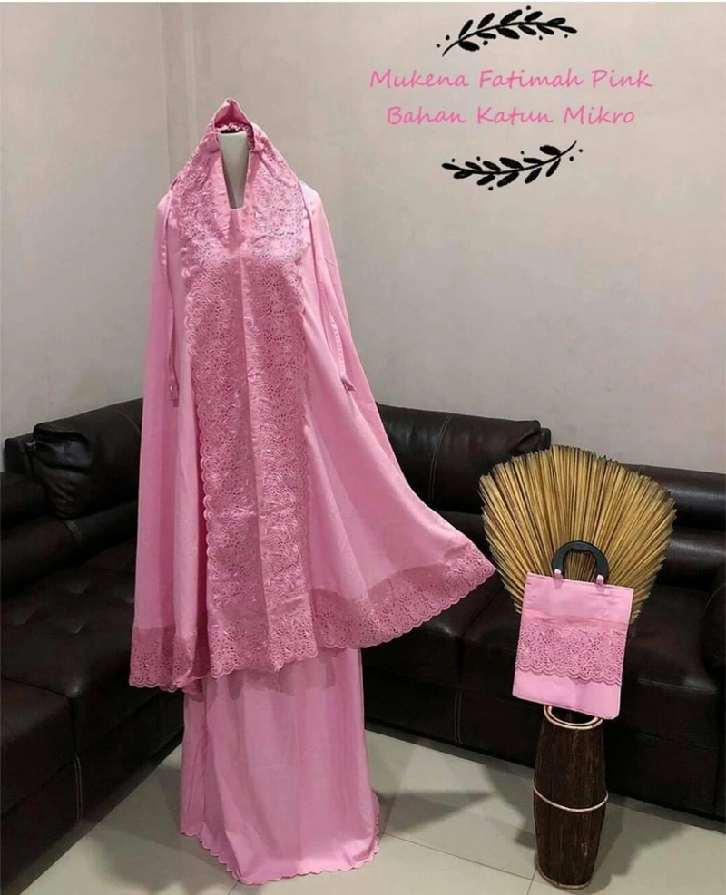 Product image SRIAYU COLLECTION - Mukena Fatimah ALL SIZE PINK