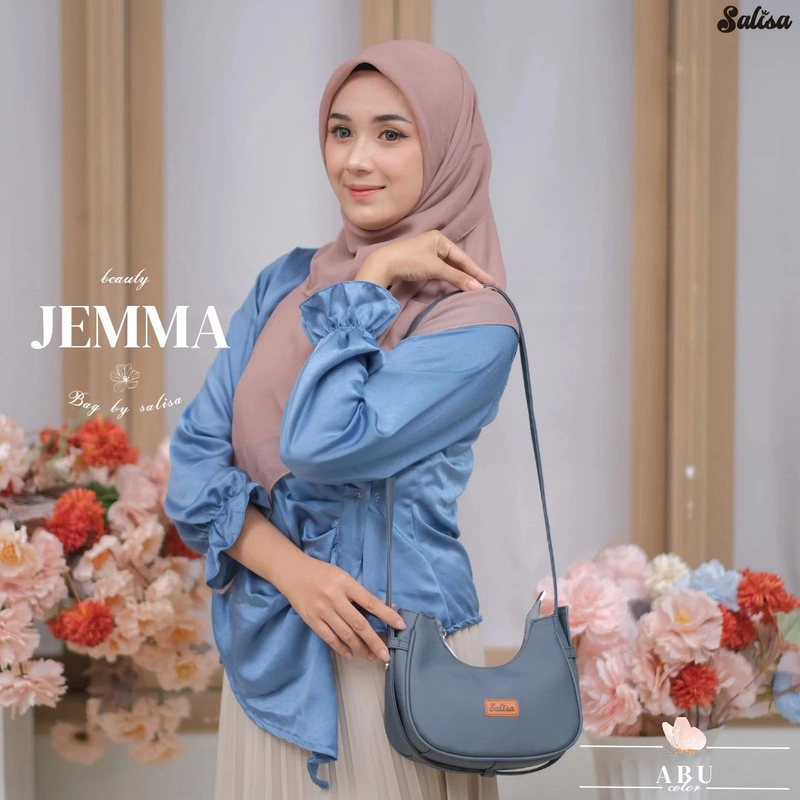 Product image Fashopid - SALISA TAS SELEMPANG JEMMA BAG READY WARNA ABU