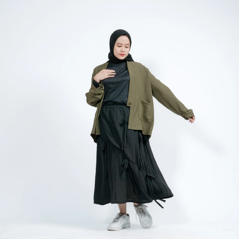Product image Sseolshop - Lexa Rok Korean Style L Black
