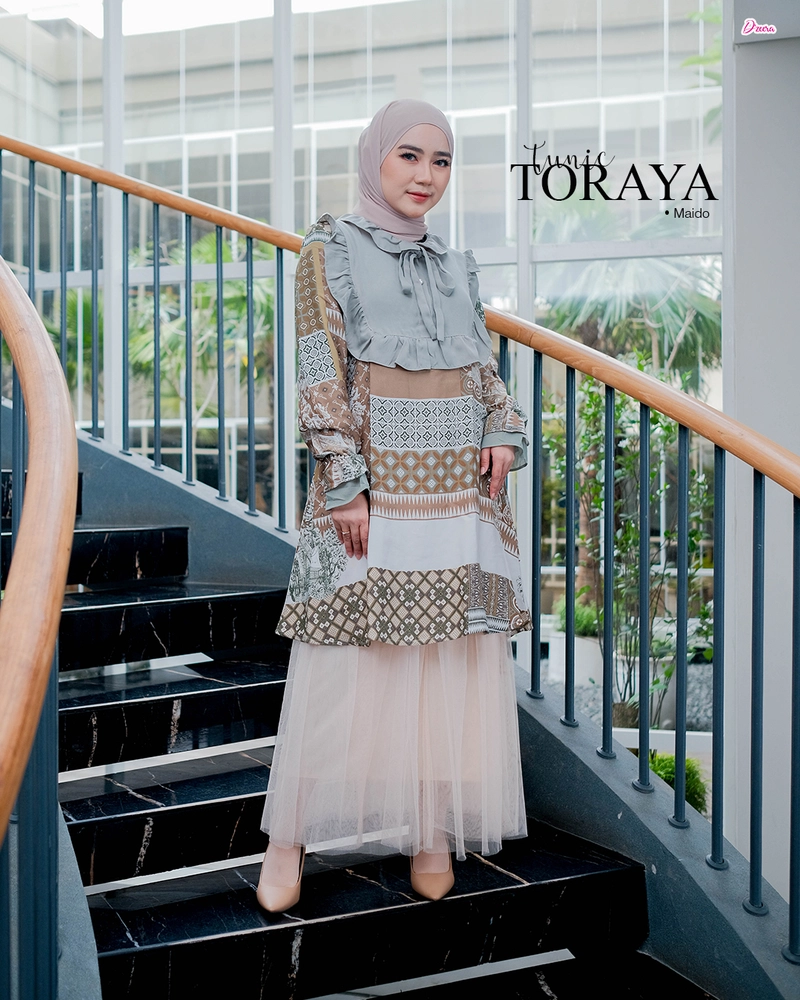 Product image Dzeera - TORAYA TUNIK MOM / motif toraja XS MAIDO