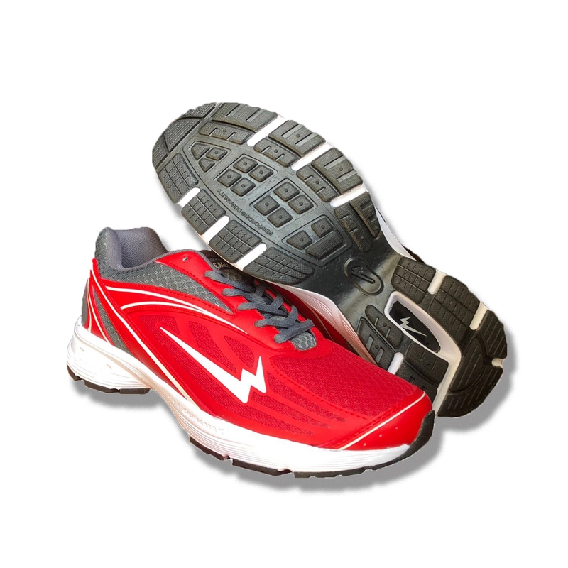 Product image Sepatu Running OVERRUN 43 Merah Abu