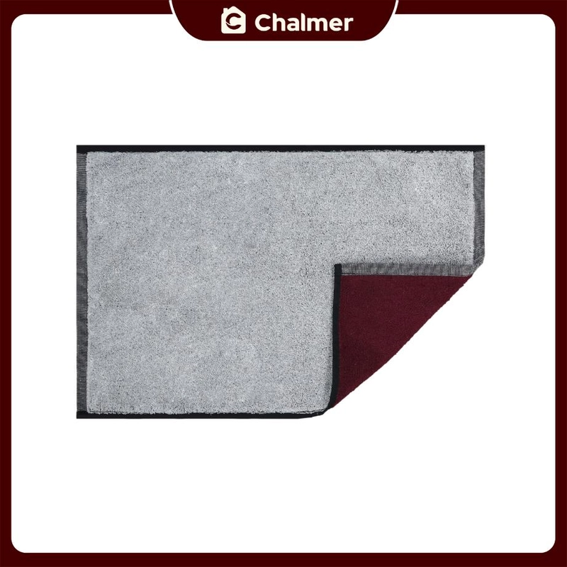 Product image Chalmer - Keset Chalmer 40 x 60 cm Keset Handuk Bolak Balik 2 Warna 40x60cm Abu Muda