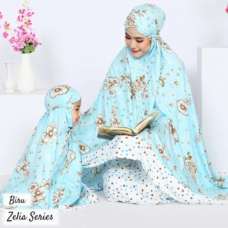 Product image Khisna collection - Mukena rayon anak mama zelia Anak TK Biru