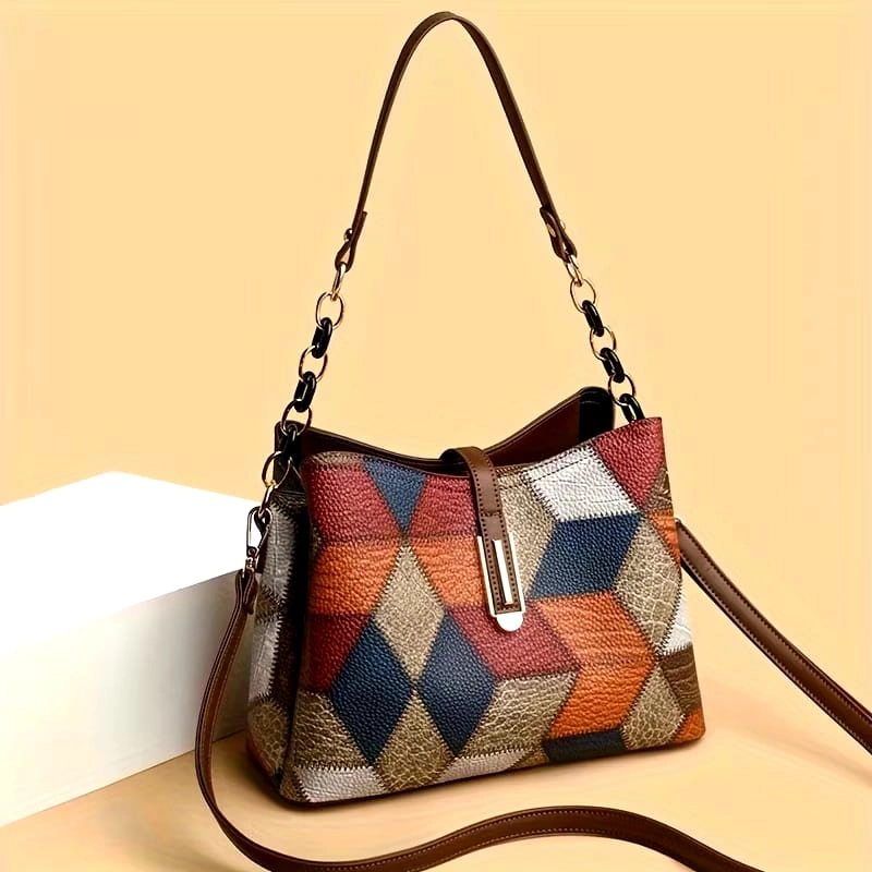Product image Muslim Clothing - Muslim Clothing-Tas Selempang Bahu Wanita Tas Terlaris 2024 Tas 2 Tali Tas Tali Rantai Tas Multifung ONE SIZE RED BLUE