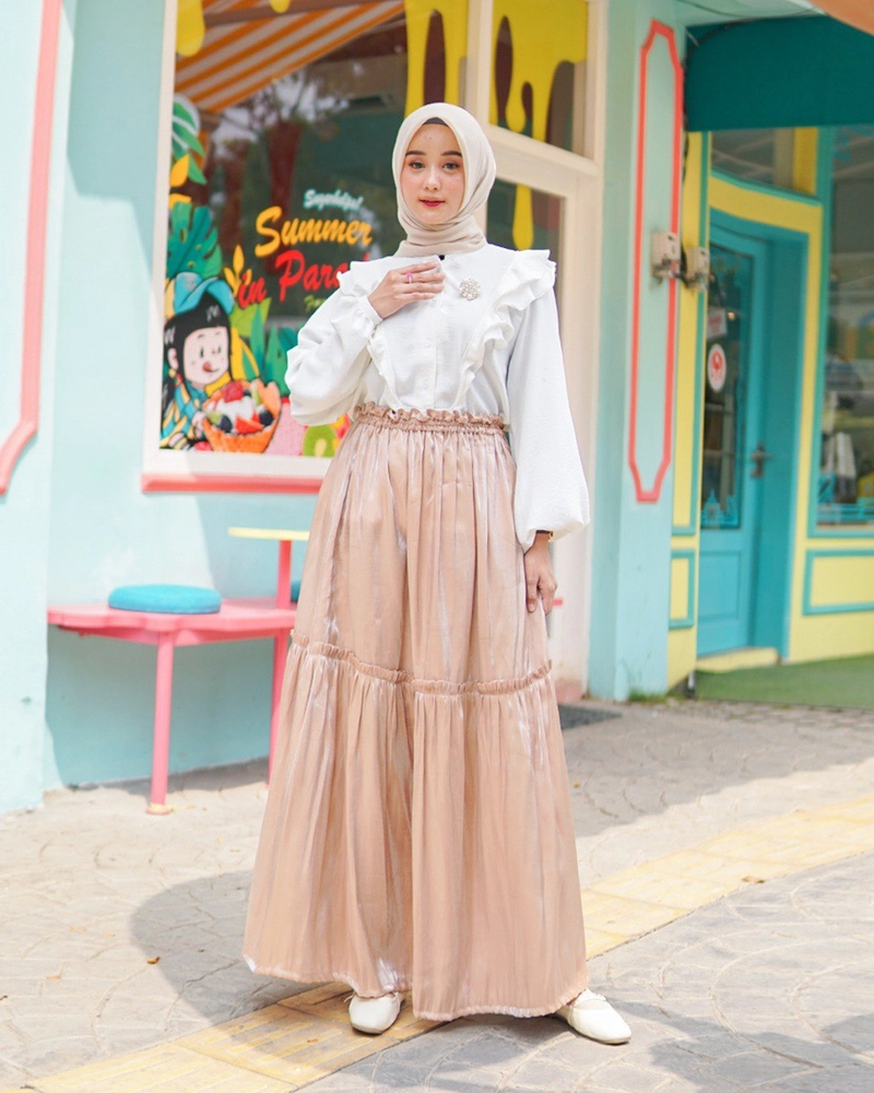 Product image byLayna Official - Bawahan Rok Wanita Aileen Skirt XL Mocca