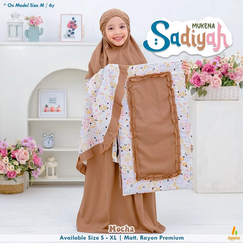 Product image Heppinn - Mukena Kids Sadiyah S Mocha