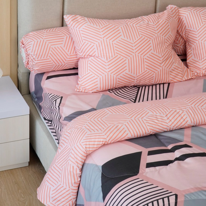 Product image Kintakun - Bedcover Set Sprei Dluxe Rena Aesthetic 160 x 200 Queen Flat