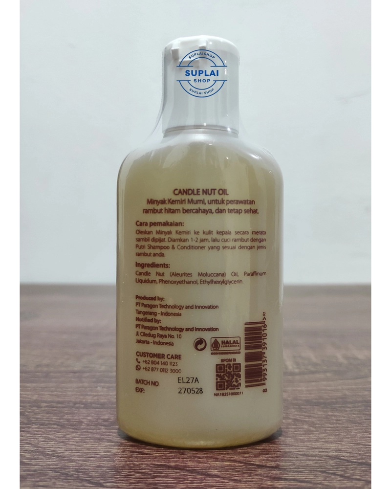 Product image SUPLAI SHOP - Minyak Kemiri Putri Nature Candlenut Oil Isi 100 ml