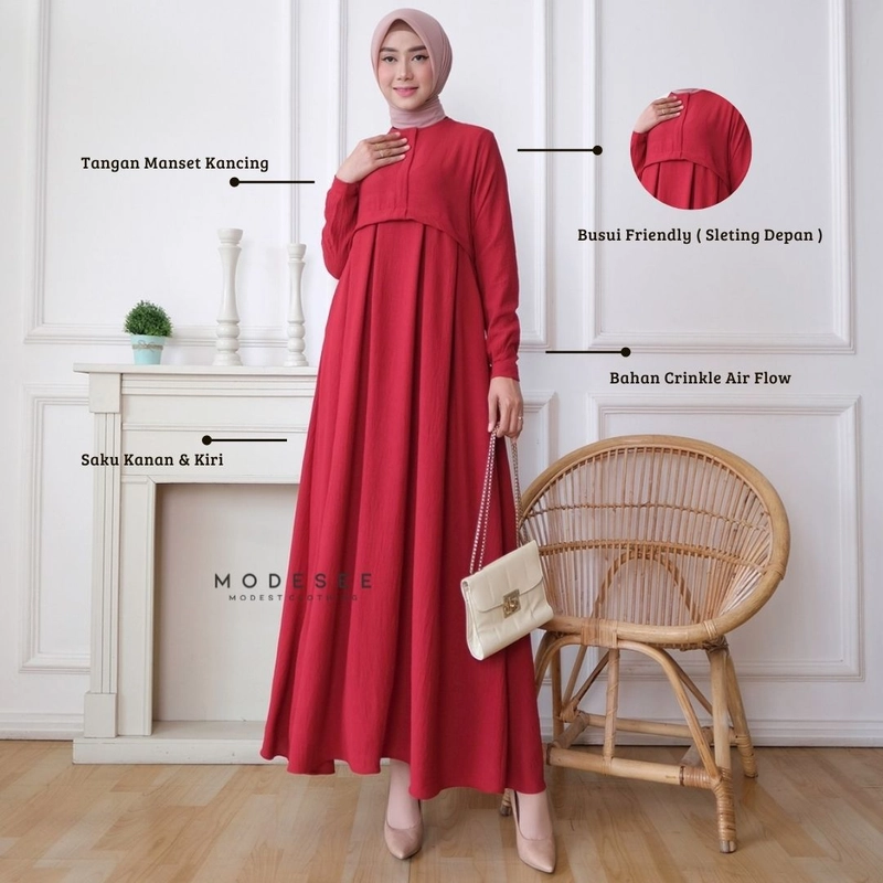 Product image Modesee - Medina Dress Allsize Maroon