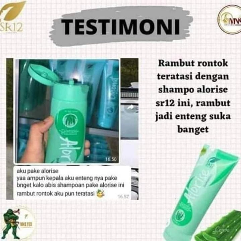 Product image Alorise Shampoo SR12 Shampoo Melebatkan Rambut / Menghitamkan Rambut 100 ml Alorise Shampoo