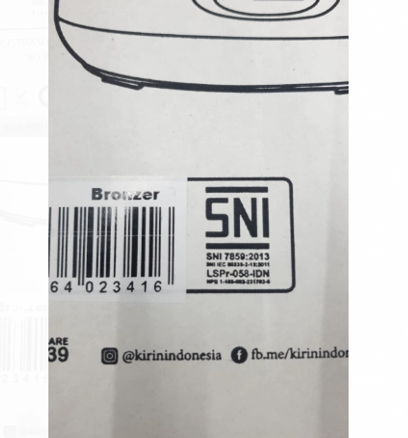 Product image UTAMAMEGA - Rice Cooker 2 Liter Kirin KRC-238 Type KRC-238
