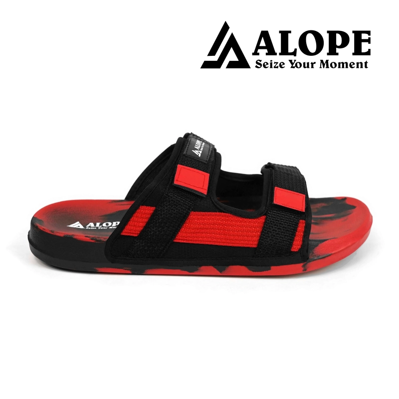 Product image ALOPE OFFICIAL - ALOPE - BUY 1 GET 1 SANDAL SELOP JARVIS TERSEDIA 2 VARIAN WARNA 39 MERAH
