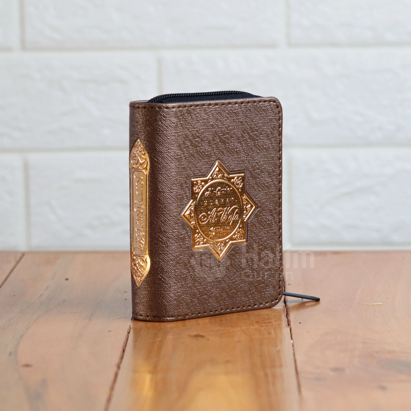 Product image Halim Quran - MUSHAF AL QURAN AL WAFA A7 TSUMUN RESLETING #NEWCOVER Hitam QURAN + NAMA
