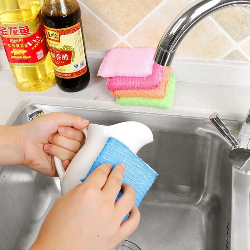 Product image KAMJE Spons Spon Sponge Cuci Piring Busa Pembersih Sabut Jaring Serbaguna KMJ106 KMJ106 RANDOM