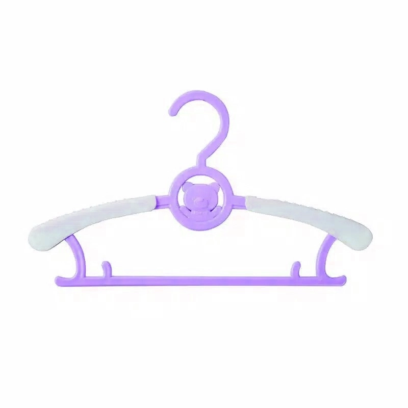 Product image Wars - JJ-2551 Hanger Baju Anak Dan Bayi Bahan Plastik Polypropylene 39 cm Ungu