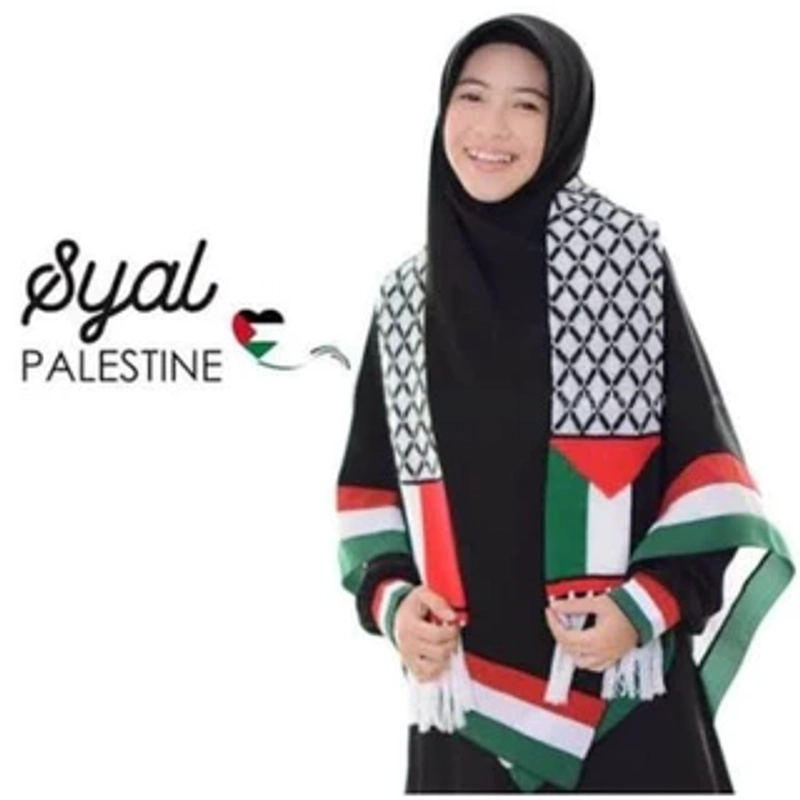 Product image Beli 2 gratis 1 Syal Palestina Syal Rajut All Size 1 pc