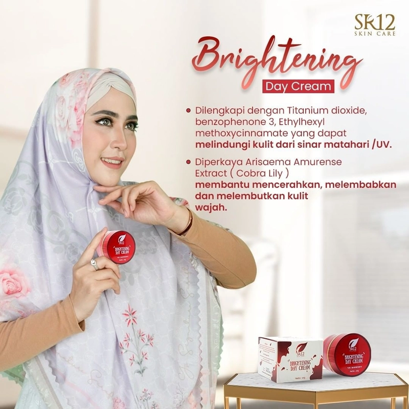 Product image SR12 Brightening Cream Day Dan Night Mencerahkan Kulit 10gr Night