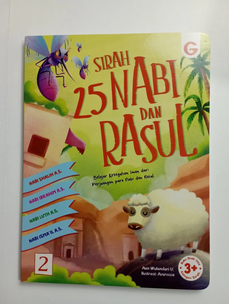 Product image Gema Insani - 1 Set Boardbook Seri Sirah 25 Nabi dan Rasul Nabi & Rasul Shalih a s - Ismail