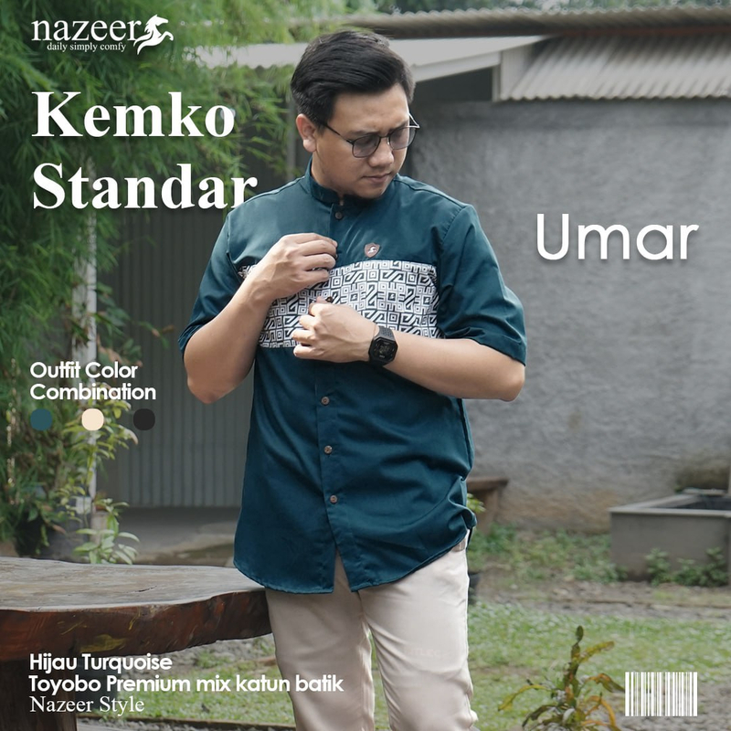 Product image Nazeer - Umar Kemko Kurta M Green