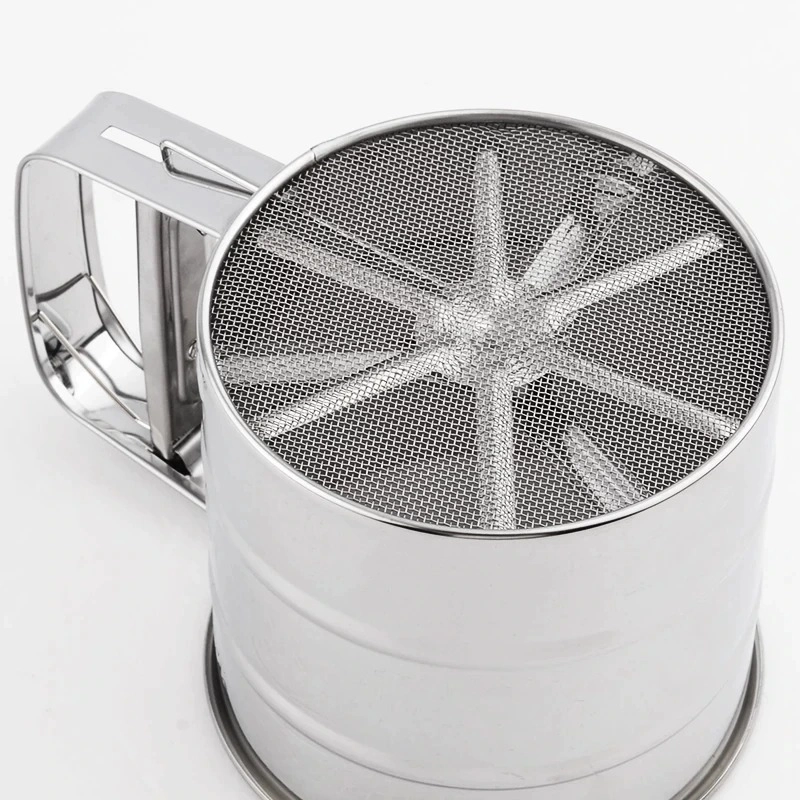 Product image RUMAH RAYA - (PO) Saringan Pengayak Gula Tepung Shaker Stainless Steel - WE474 250 ml Silver