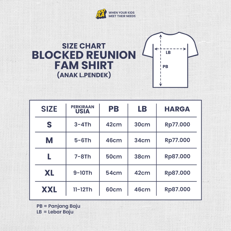 Product image Hoofla - Blocked Reunion Fam Shirt Auntumn Orange S ANAK PENDEK