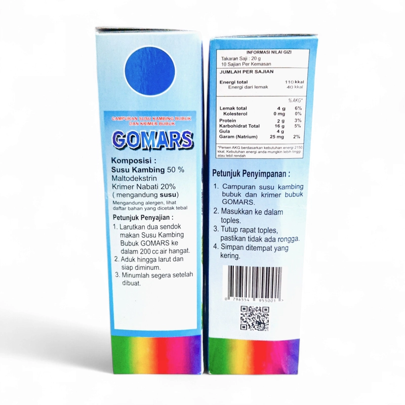 Product image GOMARS Original - Minuman Susu Kambing Bubuk 200g vanila